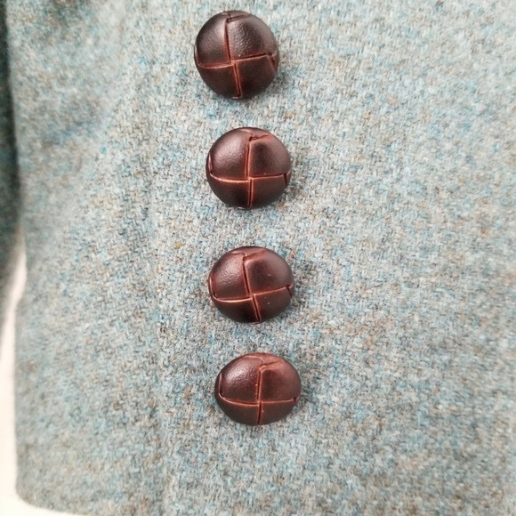 Talbots Petite Sage Green Women's Jacket Blazer Sz - Picture 4 of 8